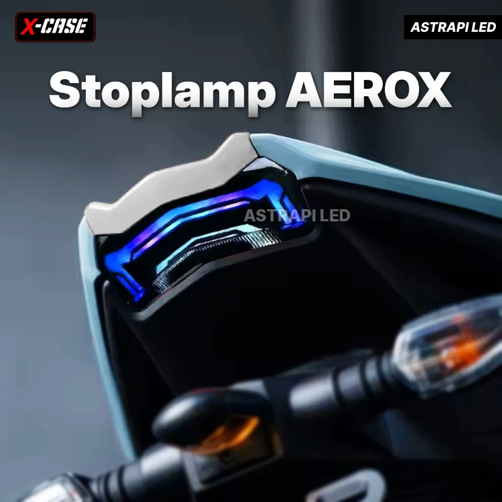 Xcase Stoplamp Aerox New NVX 2021-2024 Lampu Stop Rgb Aplikasi