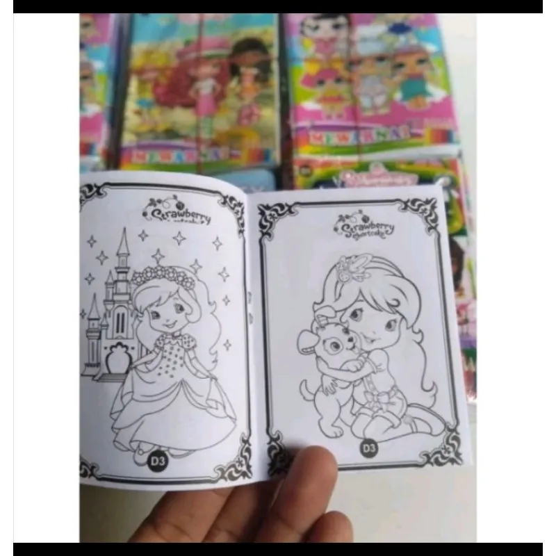 25PCS BUKU MEWARNAI TANGGUNG MIX ( 10x14cm )