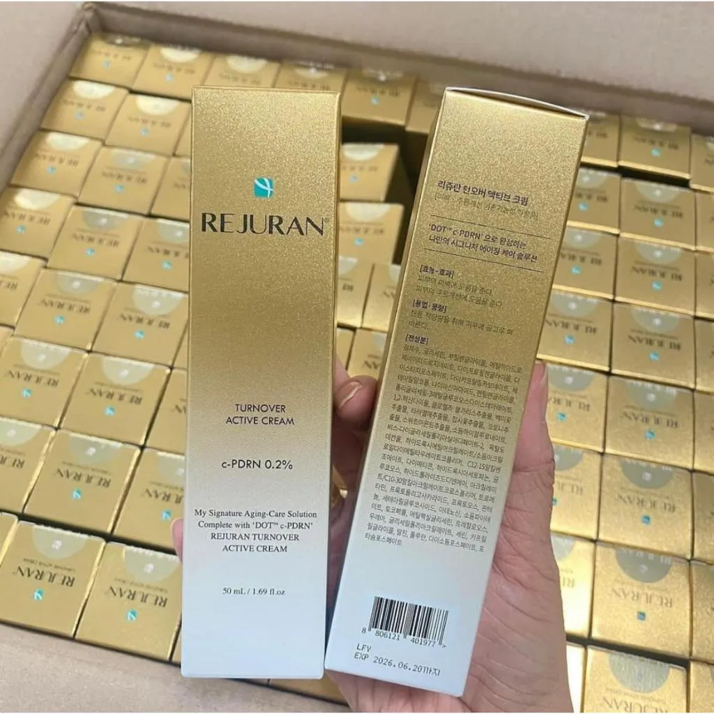 [READY - 100% ORI KOREA] Rejuran Turnover Ampoule Dual Effect 30ml & Rejuran Turn Over Active Cream 50 ml Rejuran Cream Gold Rejuran Set PDRN Cream Salmon DNA Serum