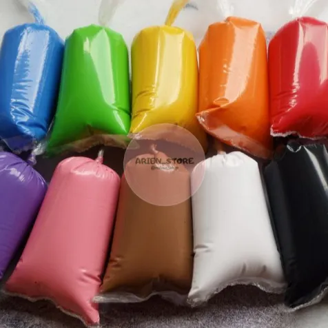 PAKET CAT 10 Warna> Cat Lukis Cat Air Murah Cat Serbaguna 15 ml (Cat kental belum ditambahkan air)