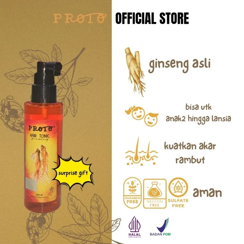 Proto Hair Tonic Ginseng 160ml