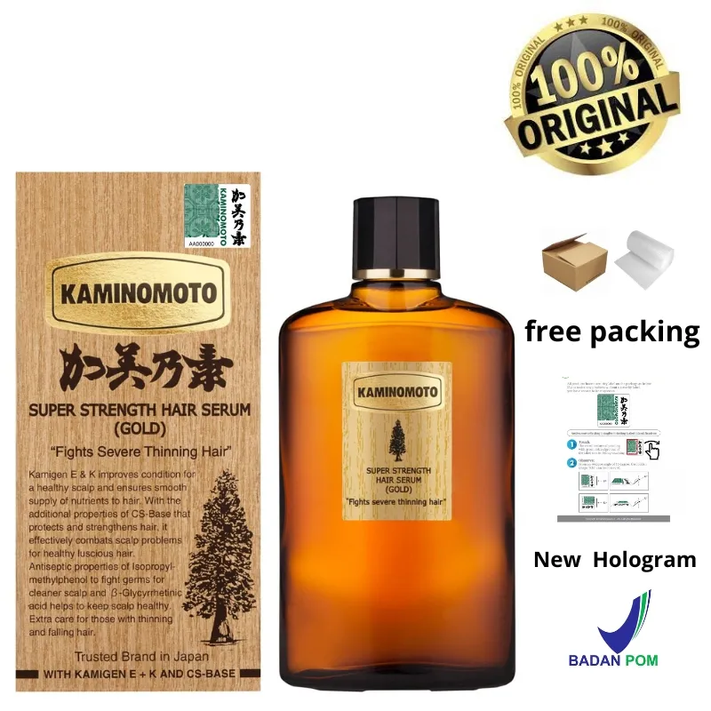 Kaminomoto Hair Growth Tonic Gold/ Hair Growth Serum Original Jepang/ BPOM/EXP2030