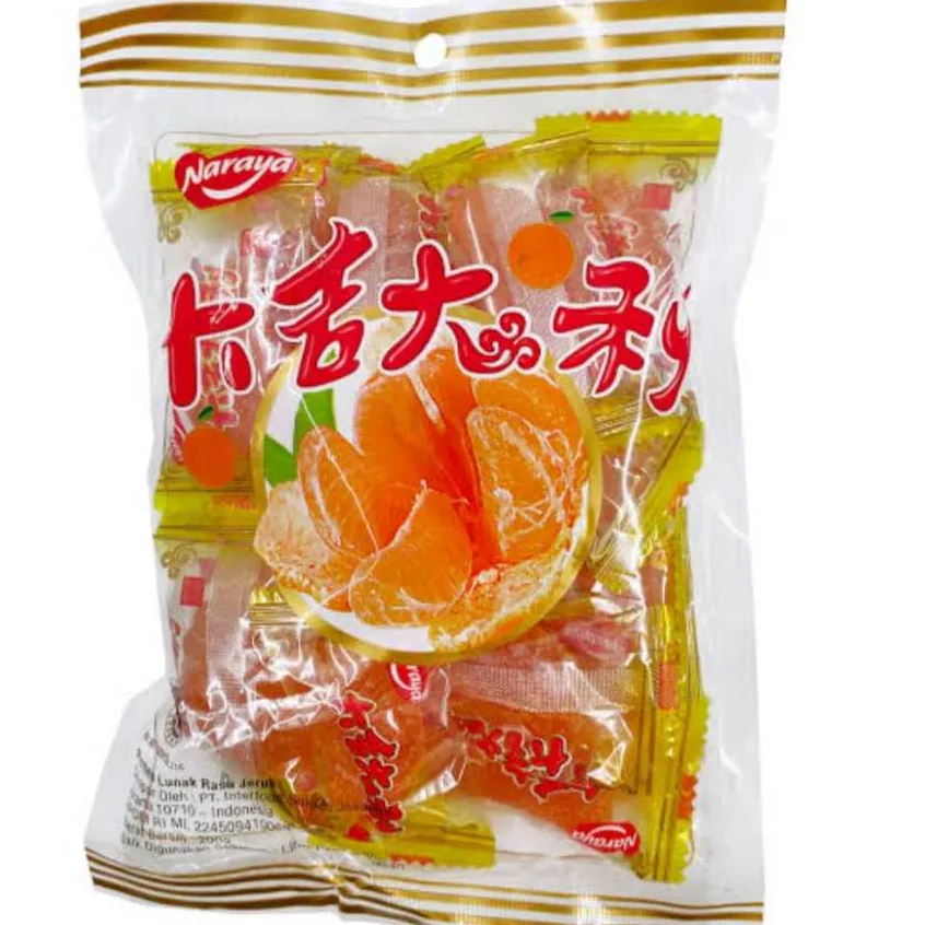 NARAYA / TYL Orange Soft Candy Permen Jelly Jeruk 200g HALAL