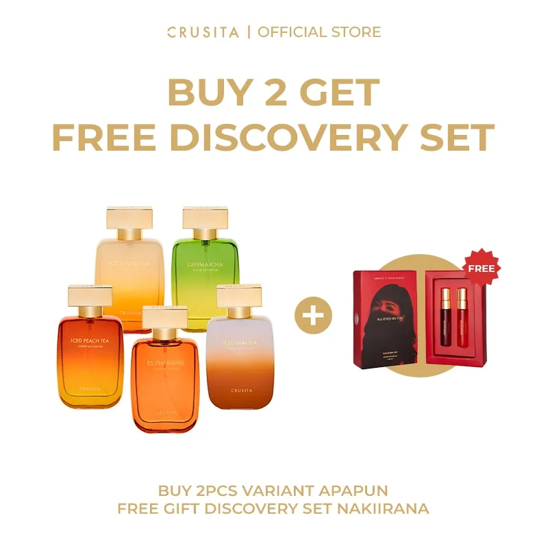 [BUY 2, GET FREE DISCOVERY SET NAKIIRANA] Crusita - Tea Collection Extrait De Parfum 50ML
