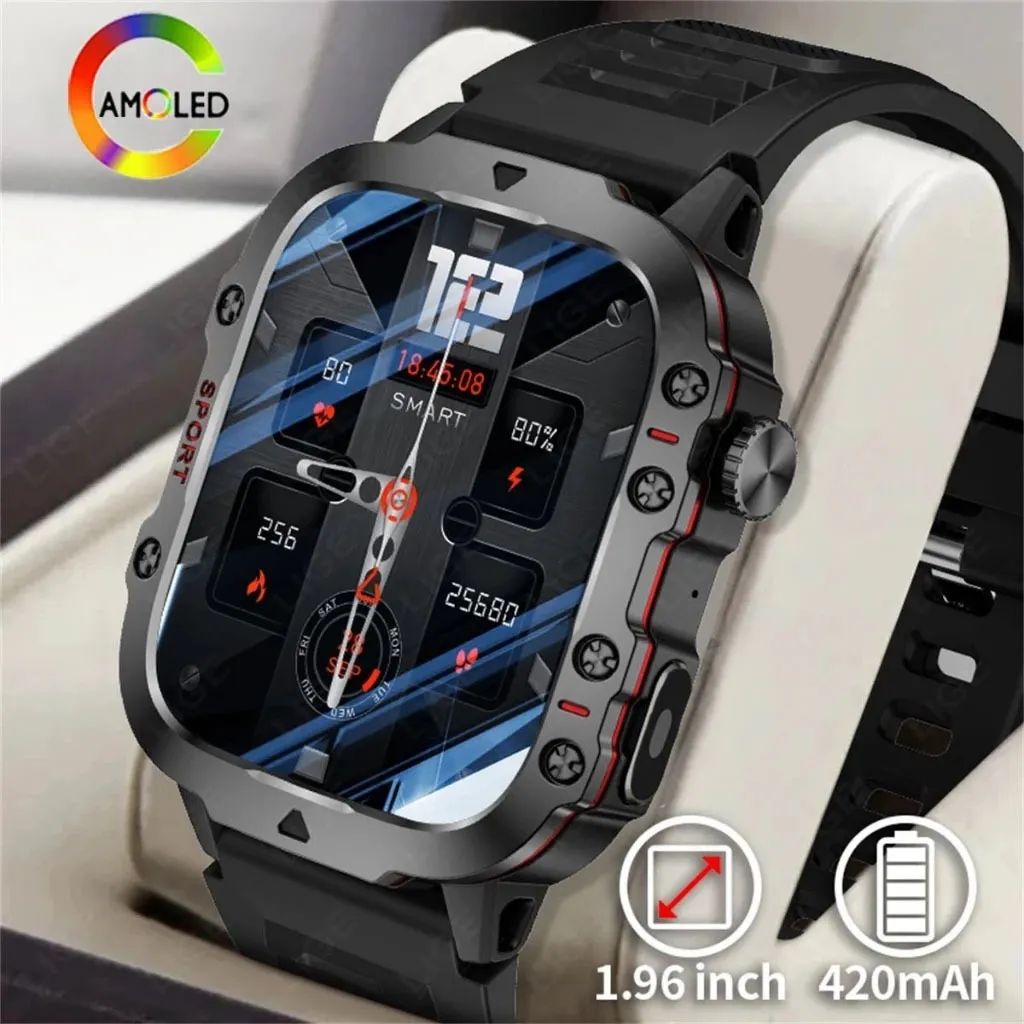 [COD]LIGE Jam Tangan Pintar Olahraga Tahan Air Panggilan Bluetooth Pria 420mAh Pemantauan Kesehatan IP68 Jam Tangan Pintar Pria Tahan Air