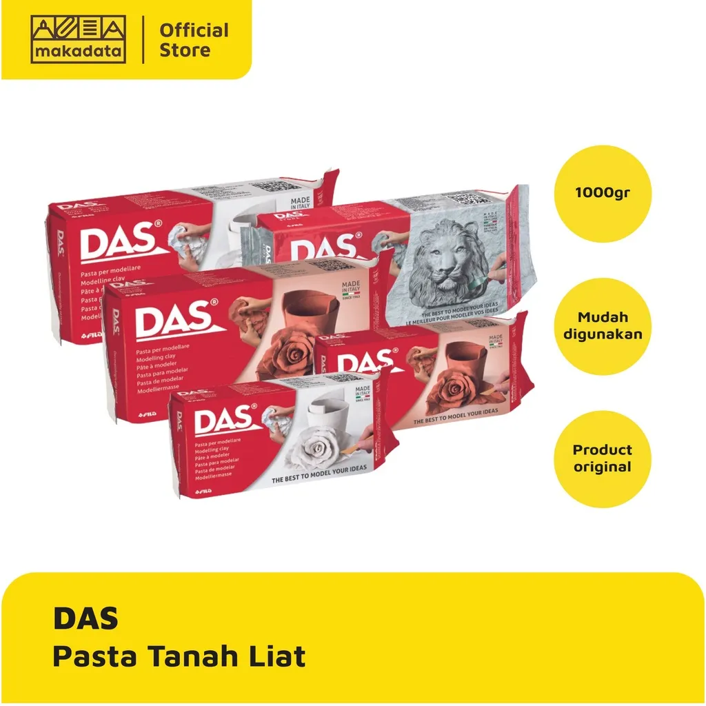 MODELLING CLAY / PASTA TANAH LIAT DAS 1000 GRAM MURAH