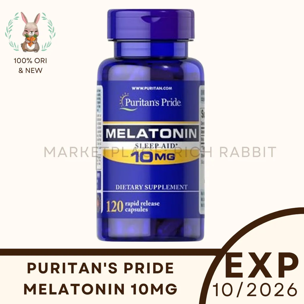 Puritan's Pride Super Strength Melatonin 10 Mg Obat Bantu Tidur