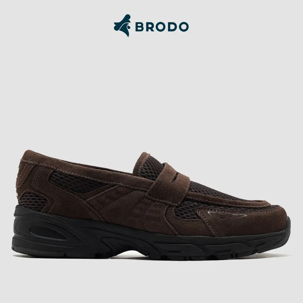 BRODO - Sneakers Ace Neptune Loafers Dark Brown BS