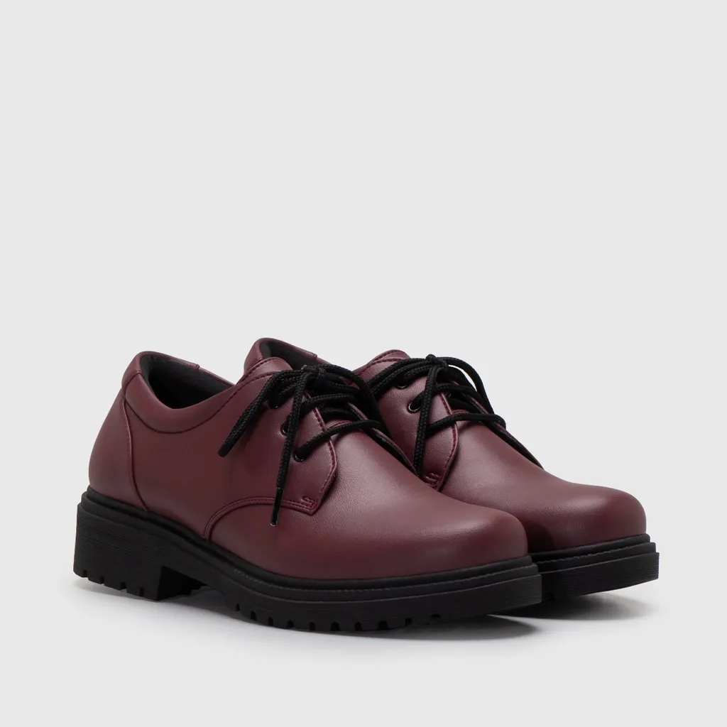 Adorableprojects - Vailey Oxford Matte Maroon - Sepatu Wanita