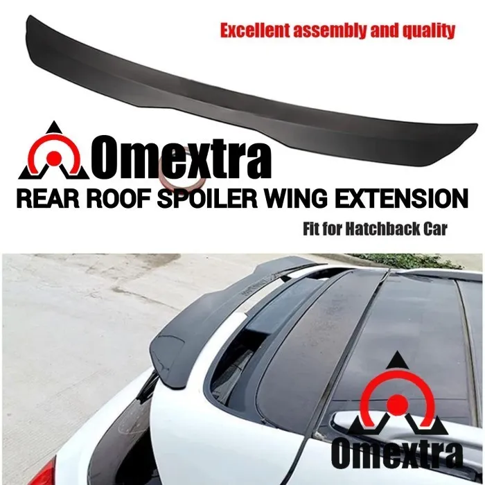 Wuling Air Ev Rear Spoiler Wing Extension Omextra Spoiler Air Ev Canopi Penghalang Panas Spoiler Wuling Air Ev Spoiler Belakang Wuling Air Ev Topi sayap belakang Talang Air Wuling Air Ev