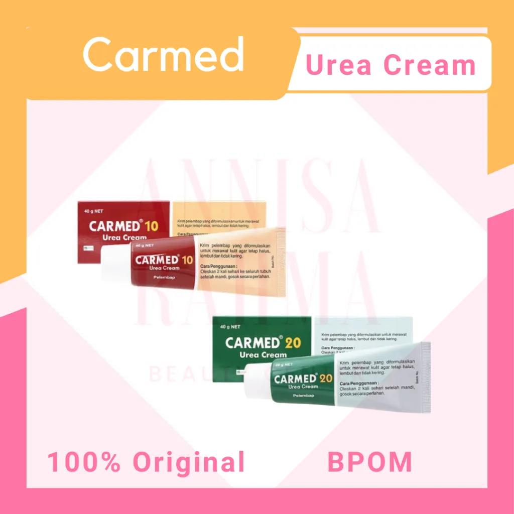 CARMED Urea Cream 10% 20% Pelembab