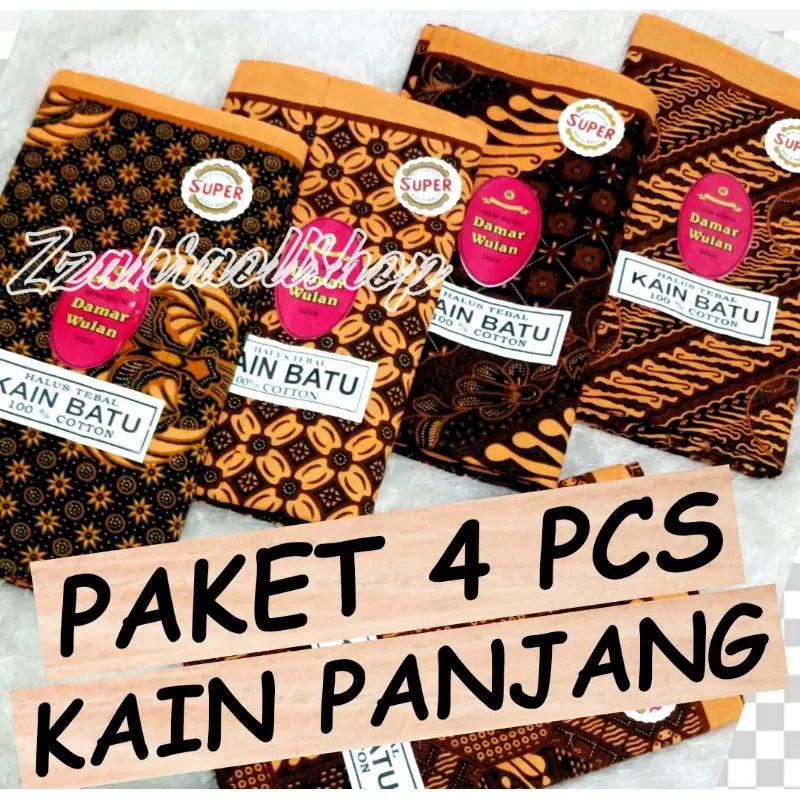 PROMO HEMAT ISI 4 PCS KAIN PANJANG ,  KAIN SAMPING MELAHIRKAN  zzahraollshop