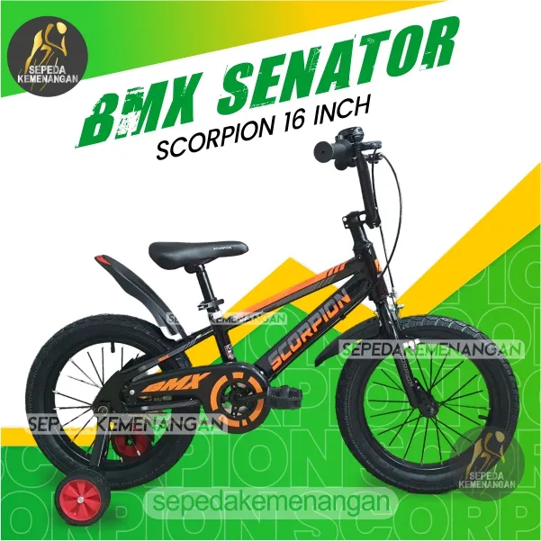 SEPEDA ANAK BMX SENATOR / SCORPION UKURAN 16 / 20 INCH