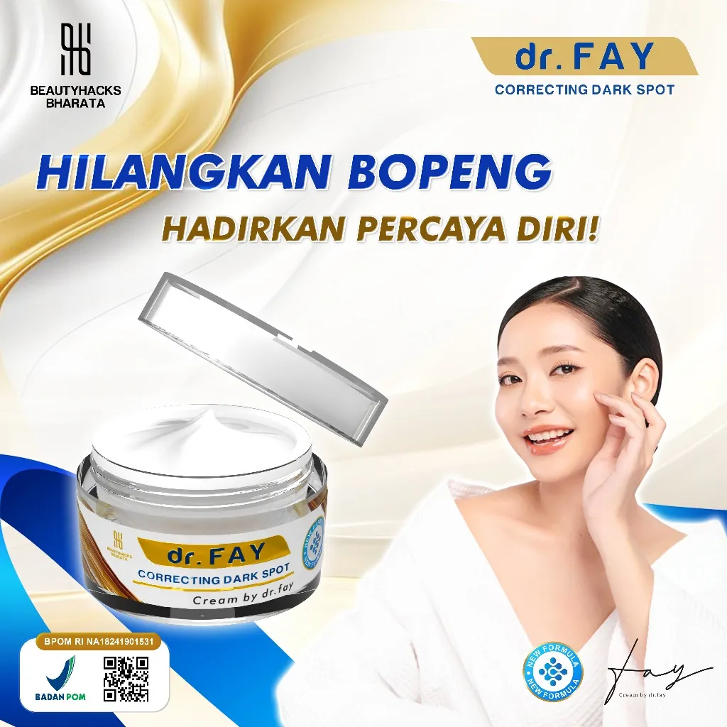 dr FAY Cream Original Penghilang Flek Hitam Bopeng Mengobati Jerawat dan Bekas Jerawatnya Aman BPOM