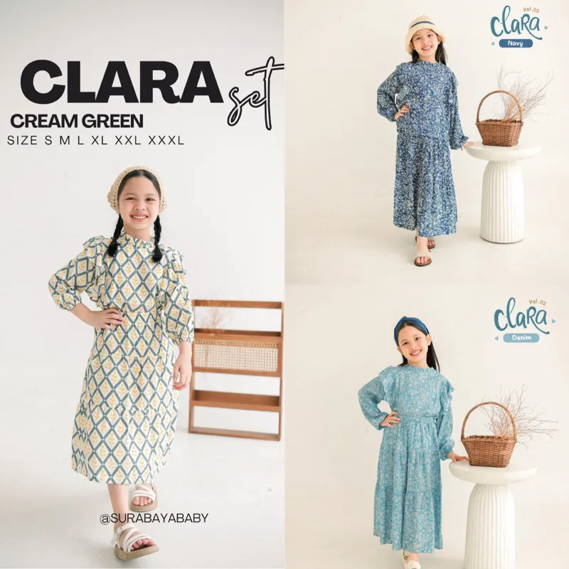 CLARA SET/ SETELAN ROK ANAK PEREMPUAN KIDS EMBASSY SURABAYABABY