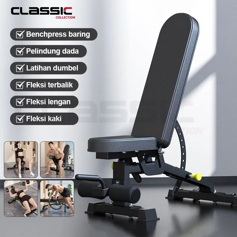 Adjustable Folding Fitness Bench Dumbbell Weight Bench Home Weight Bench Home Sit up Exercise Dumbbell Sit up Bench Fitness Bench Dumbbell Sit up Bench Press Besa Adjustable Multi Gym Weight Bench Barbell Alat Olahraga Rumahan Fitness