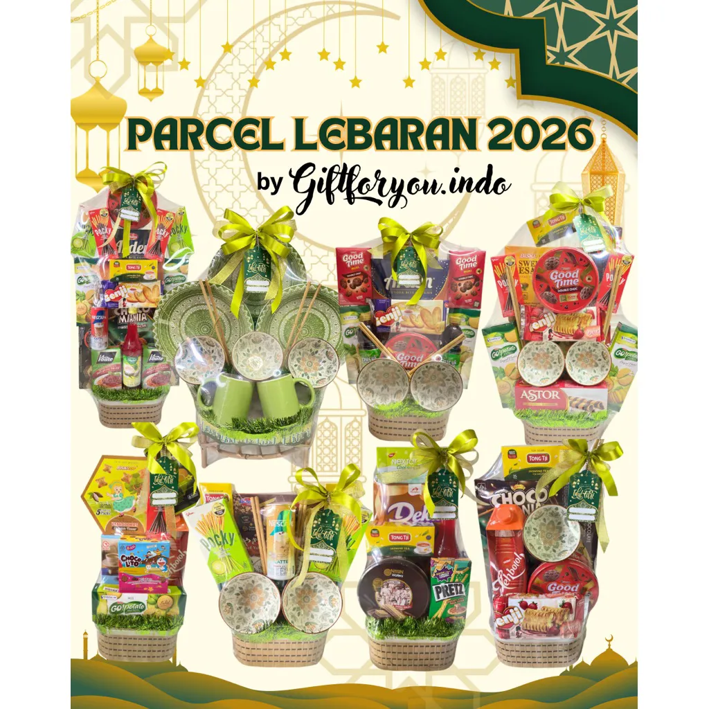 (READY) PARCEL LEBARAN 2026 ISIAN CAMPUR HAMPERS IDUL FITRI HARI GURU NATAL