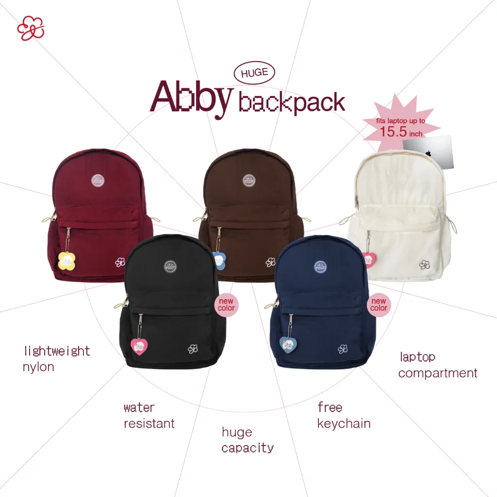ITISYOURSS Abby Backpack | Tas Wanita | Tas Ransel Wanita | Tas Ransel | Ransel Laptop | Backpack Sekolah | Backpack Kuliah | Tas Sekolah Anak Perempuan | Laptop Backpack | Travel Backpack | Woman Travel Backpack