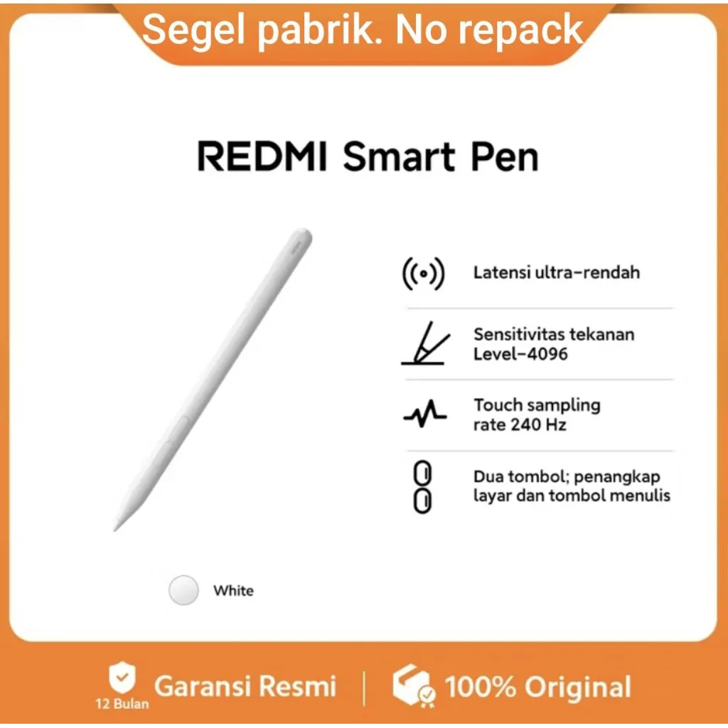 Redmi Smart pen. Baru. Segel pabrik. Garansi resmi 6 bulan