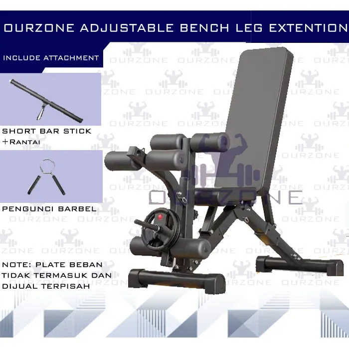 Adjustable Kursi Fitness Bangku Sit Up Multifungsi Gym Bench