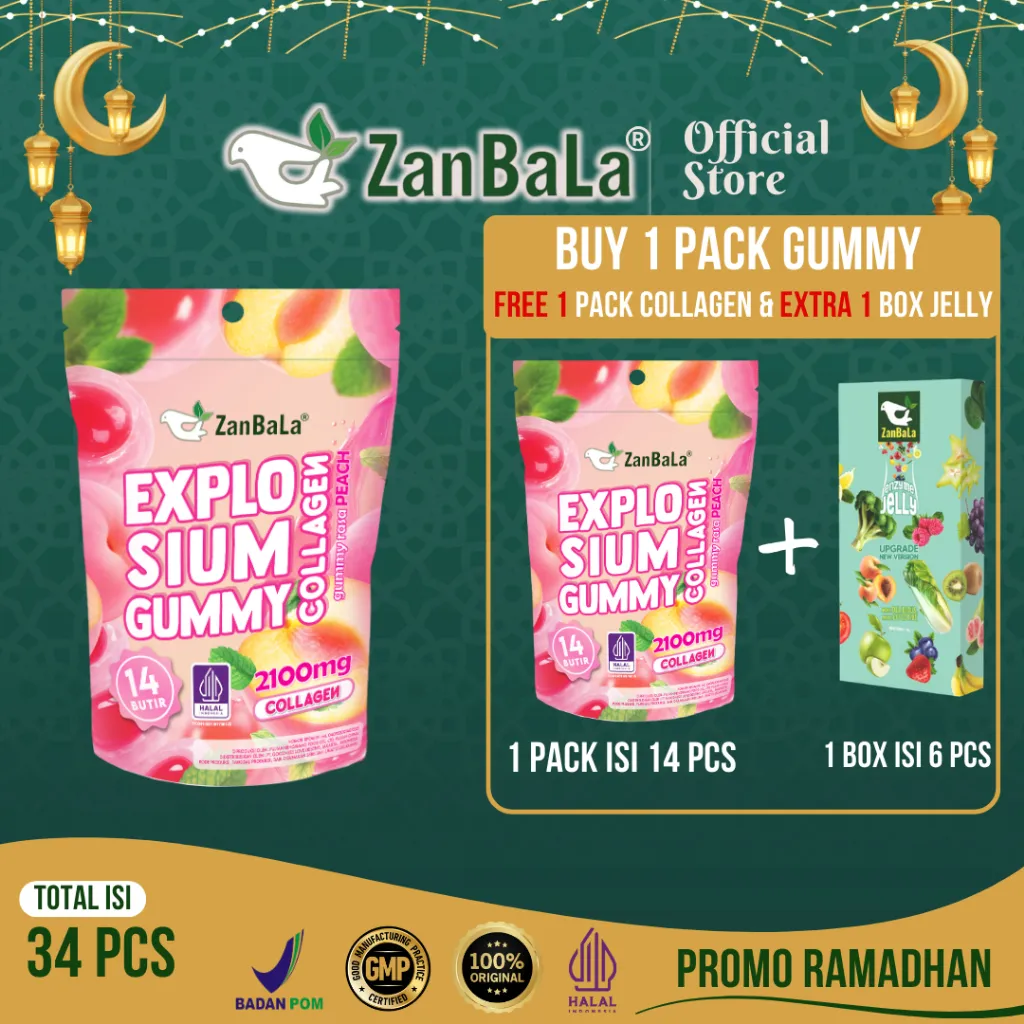 PROMO GRAND LAUNCHING Explosium Collagen Gummy - 150mg/Butir