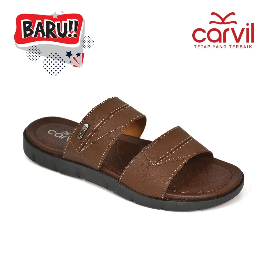 Carvil Sandal Pria Wolves - 02 M - Kasual Jepit