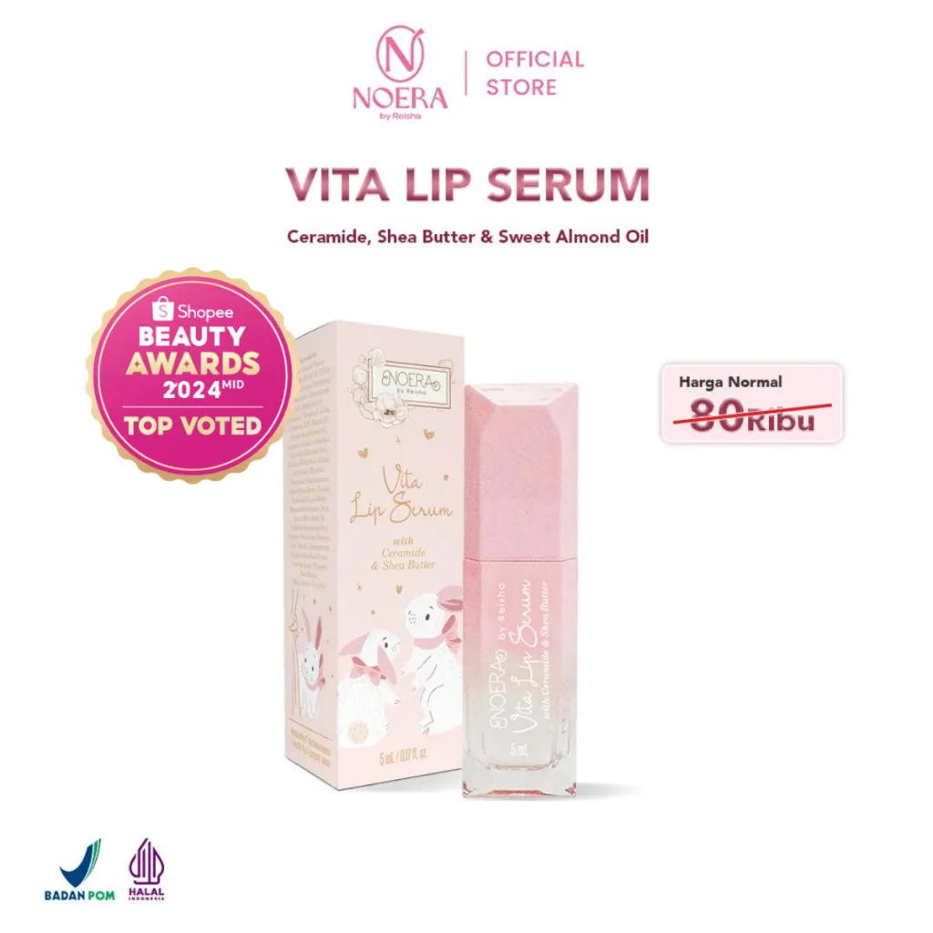Noera Vita Lip Serum New Formula With Ceramide & Shea Butter