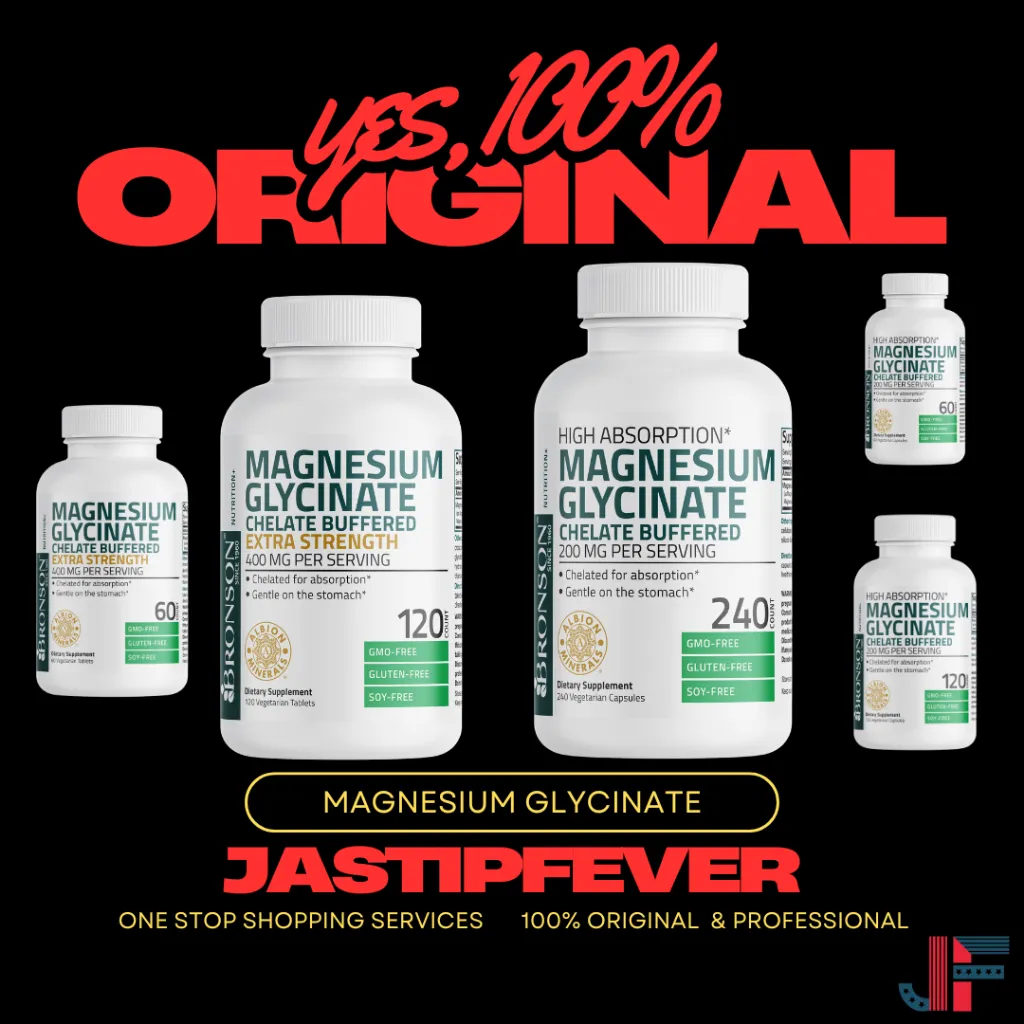 Magnesium Glycinate 200mg / 400mg Chelate Buffered