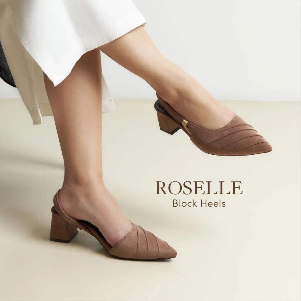 Luxia x Rizfany - Roselle Block Heels