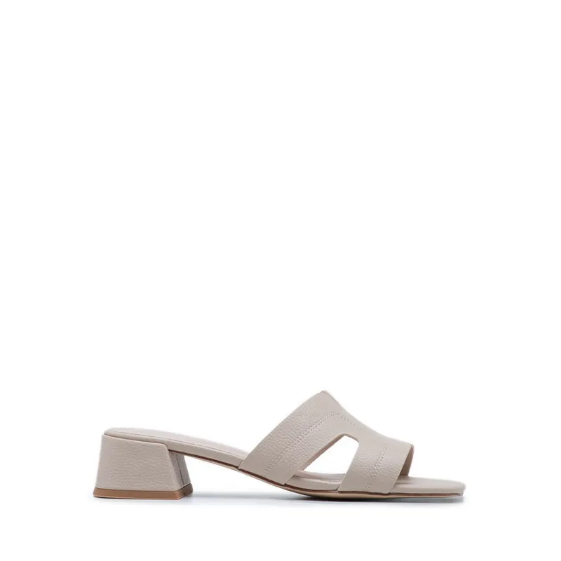 Payless Chrissie Womens Pal Block Heels - Beige_05