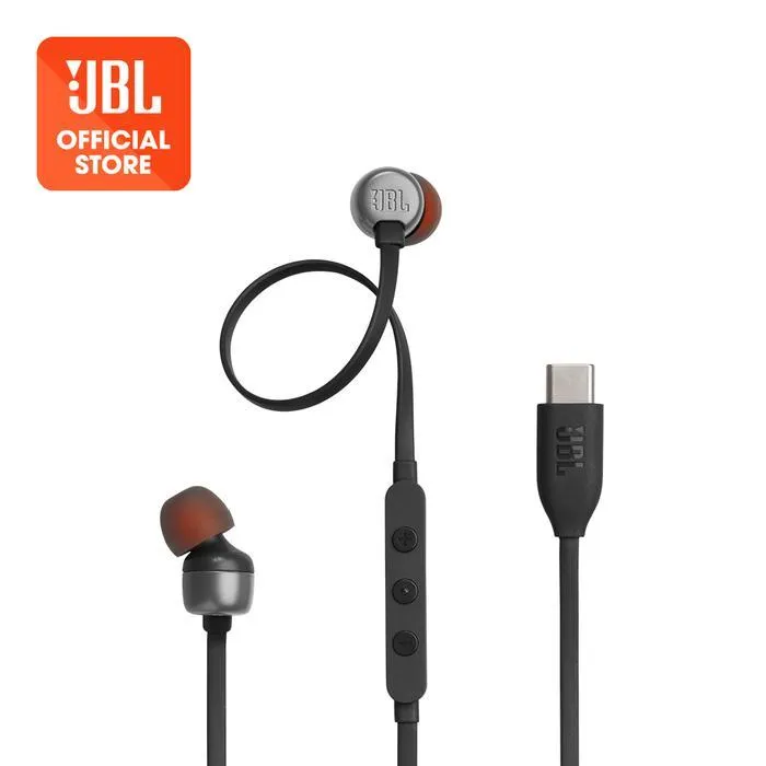JBL Tune 310C USB -  Wired Hi-Res In-Ear Headphones T310C USB Type C Earphones