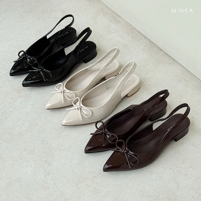 MINKA NOC Pointed Toe Block Heels
