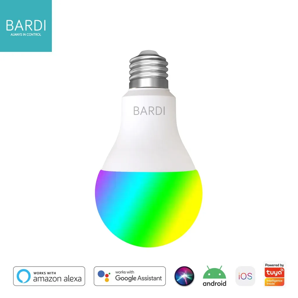 BARDI Smart LIGHT BULB RGBWW 12W Wifi Wireless IoT