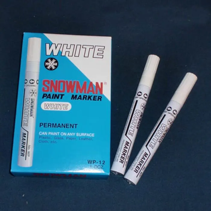 SPIDOL SNOWMAN WHITE PAINT MARKER / SPIDOL SNOWMAN PUTIH