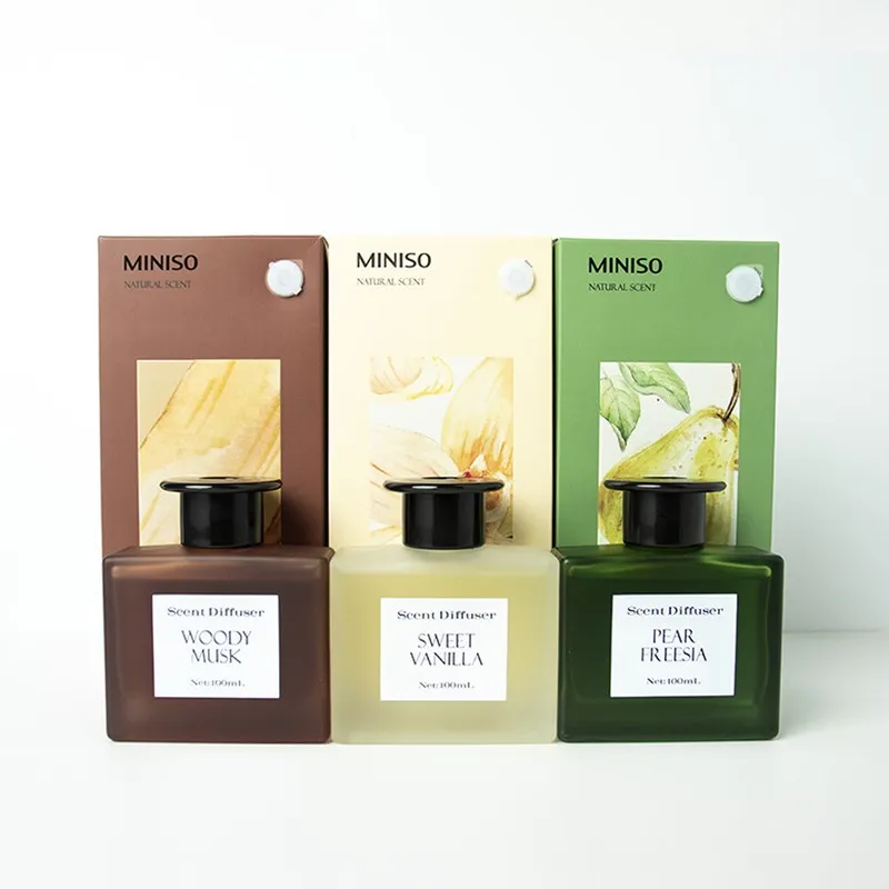 COD MINISO Scent Diffuser Pear & Freesia Diffuser Woody & Musk Sweet Vanilla Diffuser Refill Diffuser