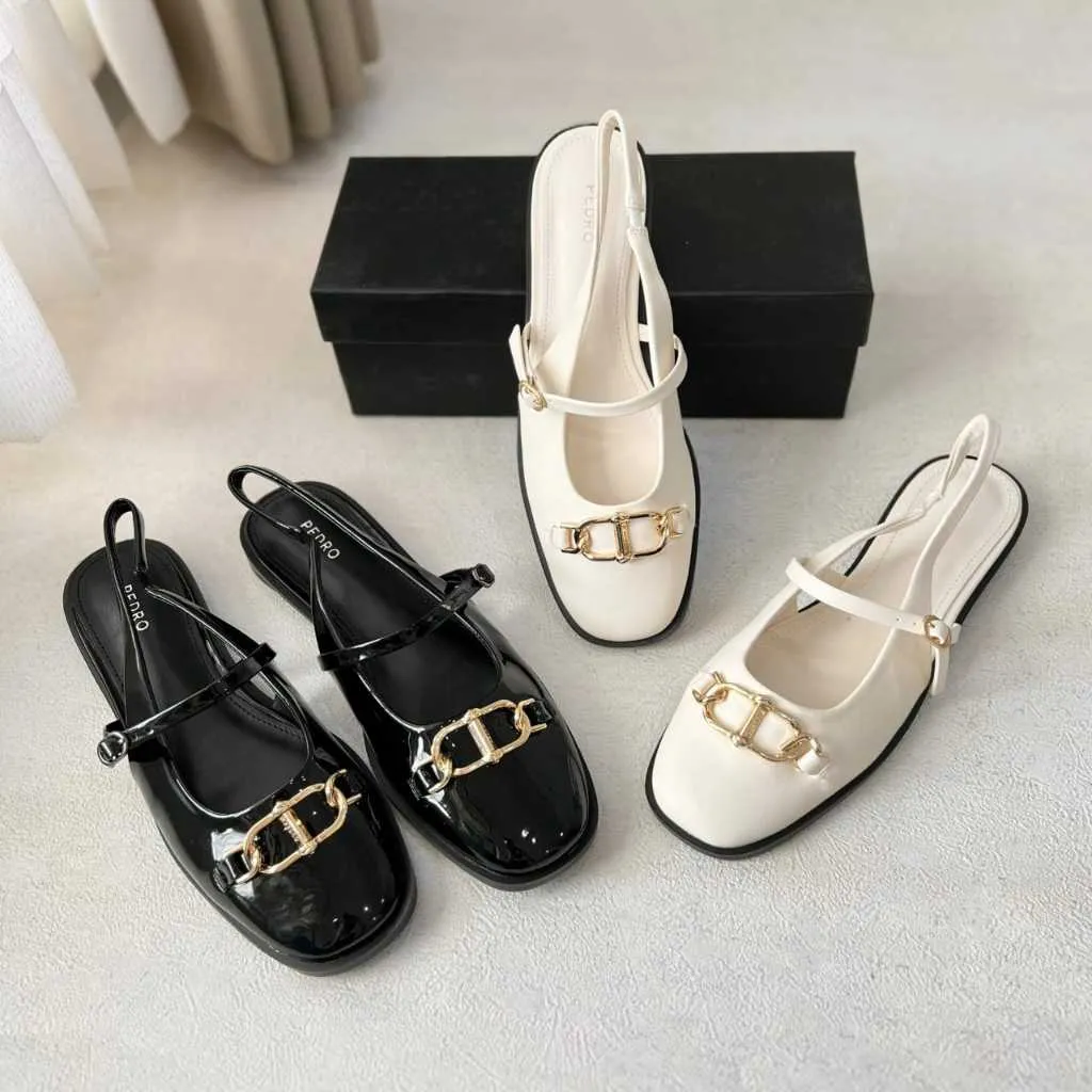 SEPATU WANITA PDS-4165 FLAT | SEPATU FLAT | FLAT SHOES | SEPATU KERJA |SEPATU WANITA MODEL TERBARU