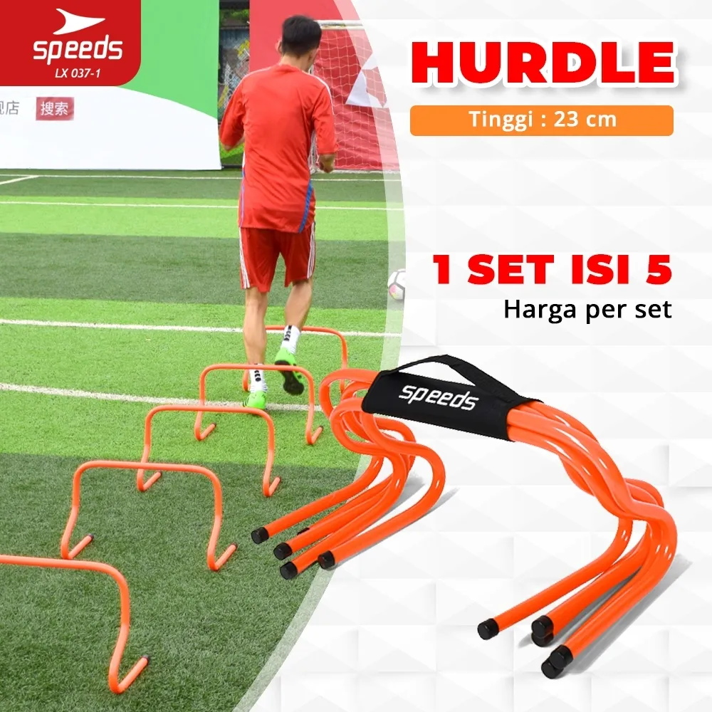 SPEEDS Hurdle (1set 5pcs) Alat Melatih Reflek Dan Lompatan Alat Latih Sepak Bola 037-1-2-3-6