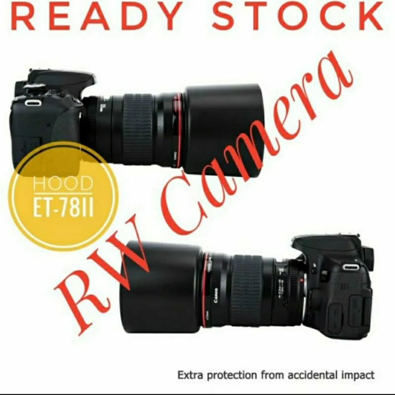 Lens Hood ET-78ii Lensa Canon EF 135 mm EF 135mm F2 L USM EF 180mm F3.5 L macro ET78II