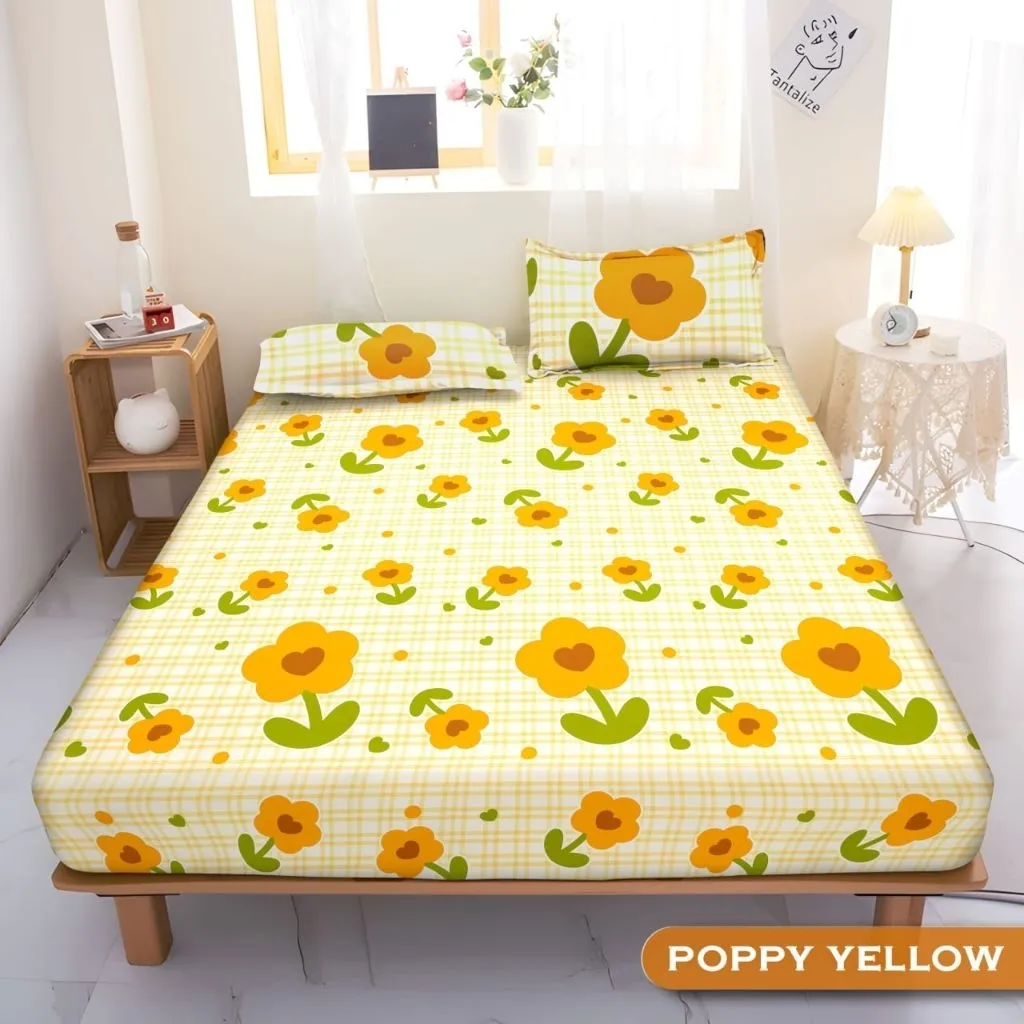 SPREI TINGGI 30 DOBEL KARET  KATUN HOMEMADE