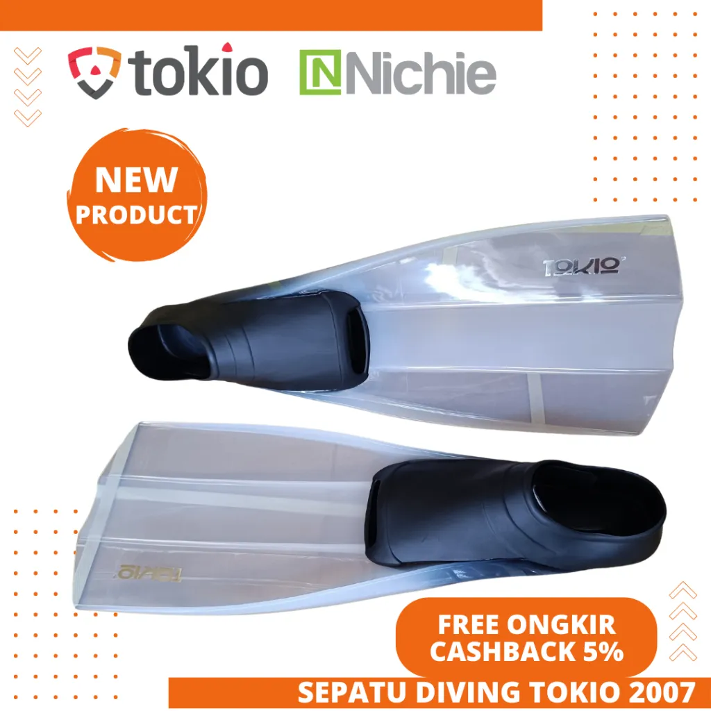 TOKIO SEPATU SELAM DIVING FIN TOKIO 2007 PREMIUM IMPORT OFFICIAL STORE