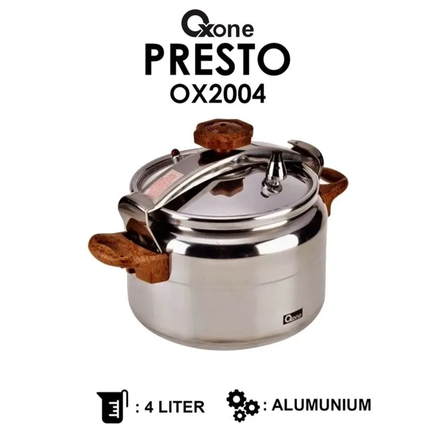 OXONE OX2004 Panci Presto Alumunium 4 Liter Pressure Cooker OX-2004