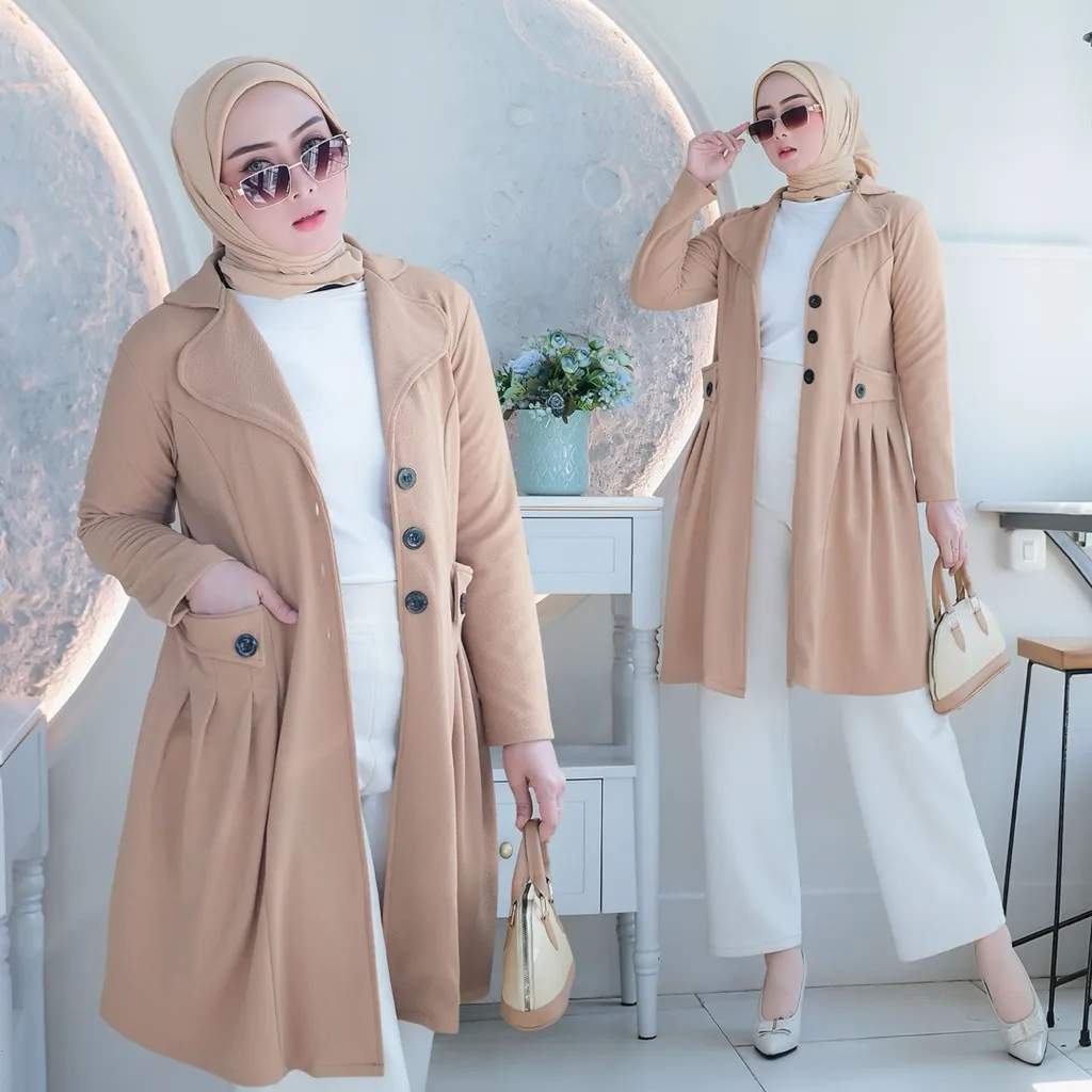 AM - Queen Blazer [Tanpa Dalaman] Wanita Outer Fashion Korean Style 703-9188