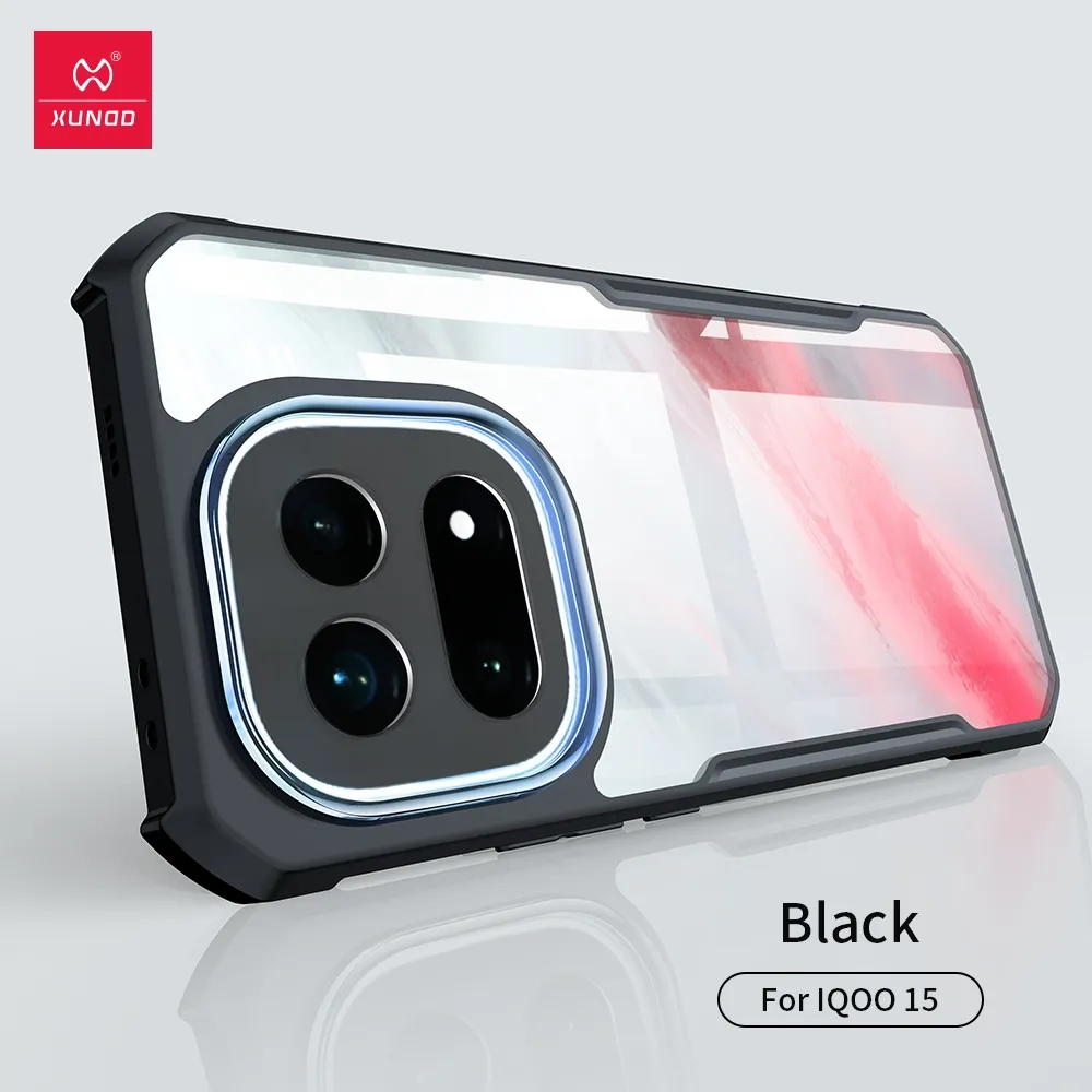 XUNDD Case Untuk Vivo IQOO 15 6.85 inch Case Shockproof Slim Transparan Casing Belakang