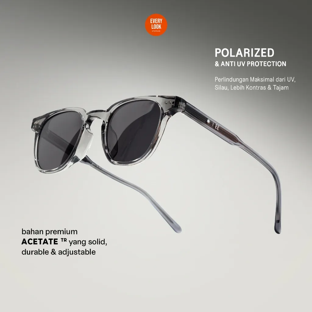 Everylook - KOPPEN  | Polarized Sunglasses Frame Kacamata Pria Wanita Anti UV Protection