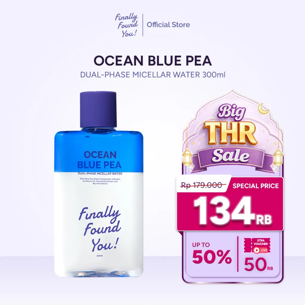Finally Found You! Ocean Blue Pea Dual-Phase Micellar Water 100ml