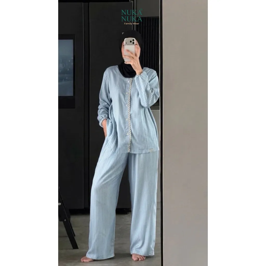 LACEY PIYAMA MOM SET (Pants)