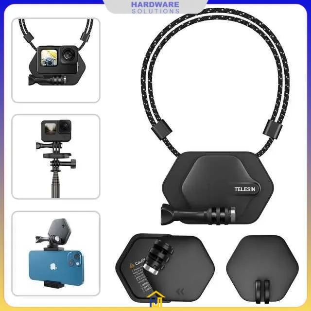 TELESIN Strap Kalung Magnetic Mount for Smartphone Action Camera - TE-MMK-002
