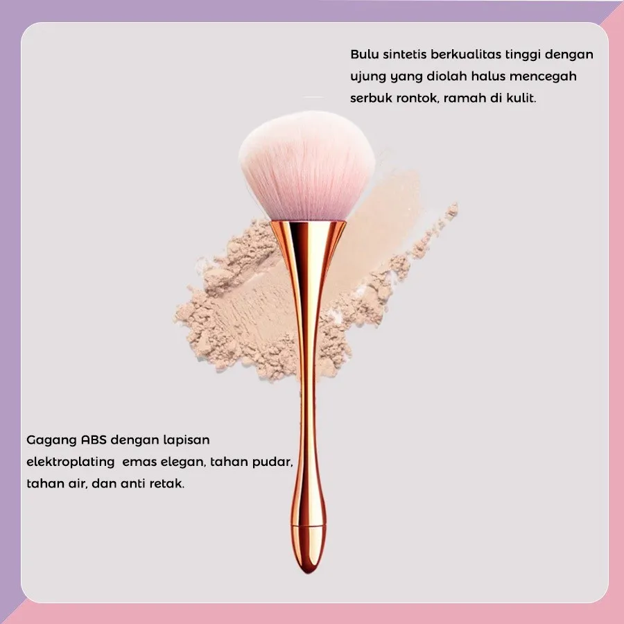 Makeup untuk Bedak Tabur Kuas Make Up Korean Makeup Brush Foundation Tools