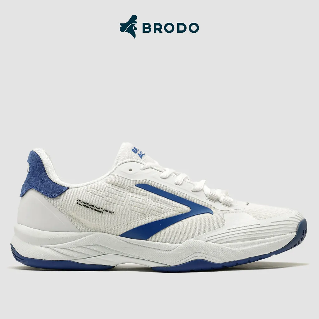 BRODO - Active Stance Tennis Padel White Sapphire