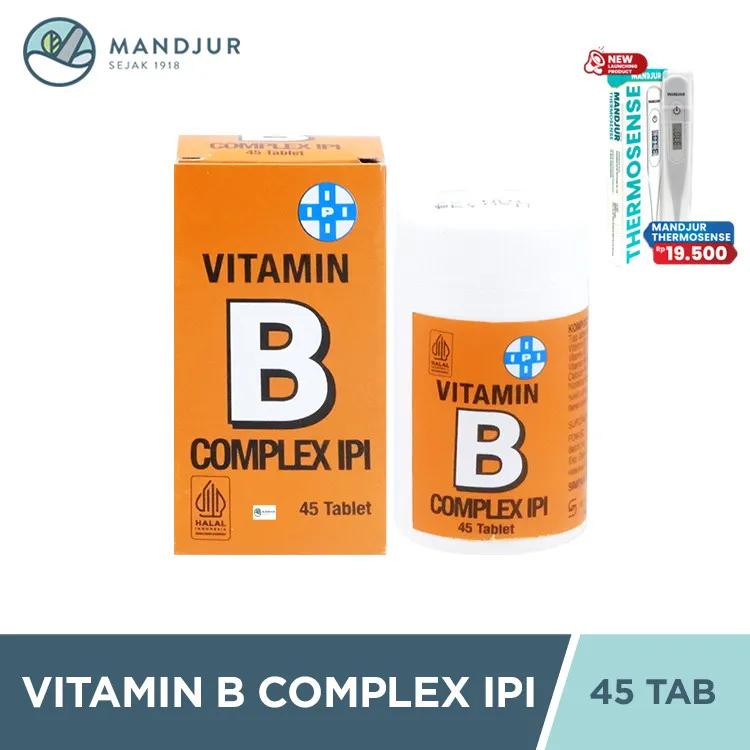 IPI Vitamin B Complex 45 Tablet - Memelihara Kesehatan Tubuh